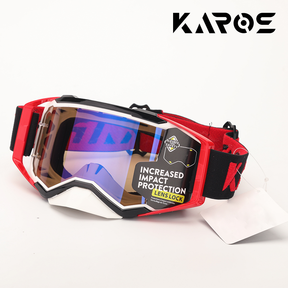 Mountain Biking Goggles - Okulary Motocrossowe Karos UV400 Wiatroodporne Kaski