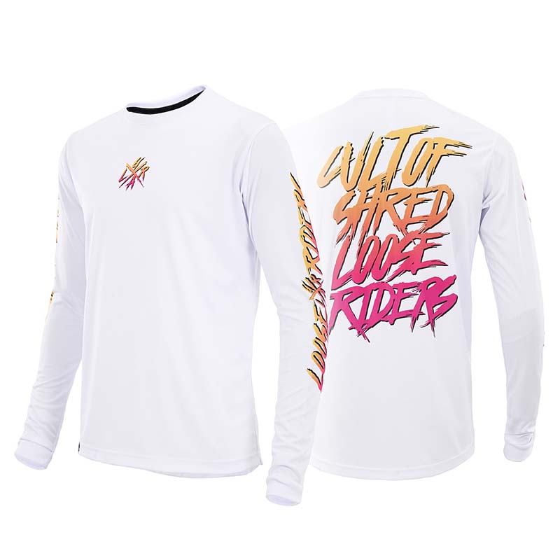 Mountain Biking Long Sleeve Shirt - Koszulka męska z długim rękawem Loose