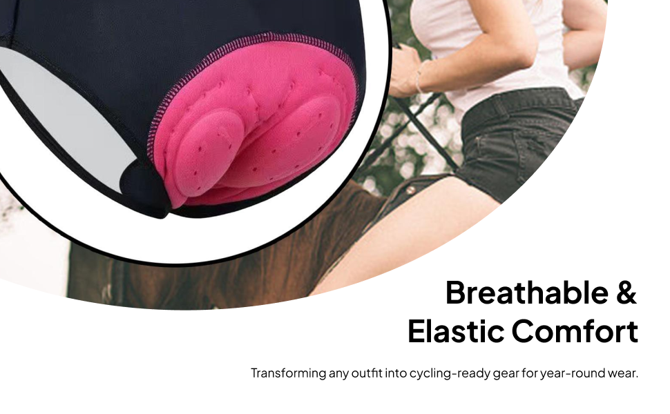 Mountain Biking Shorts Women - Damska bielizna rowerowa z wkładką, szybkoschnące
