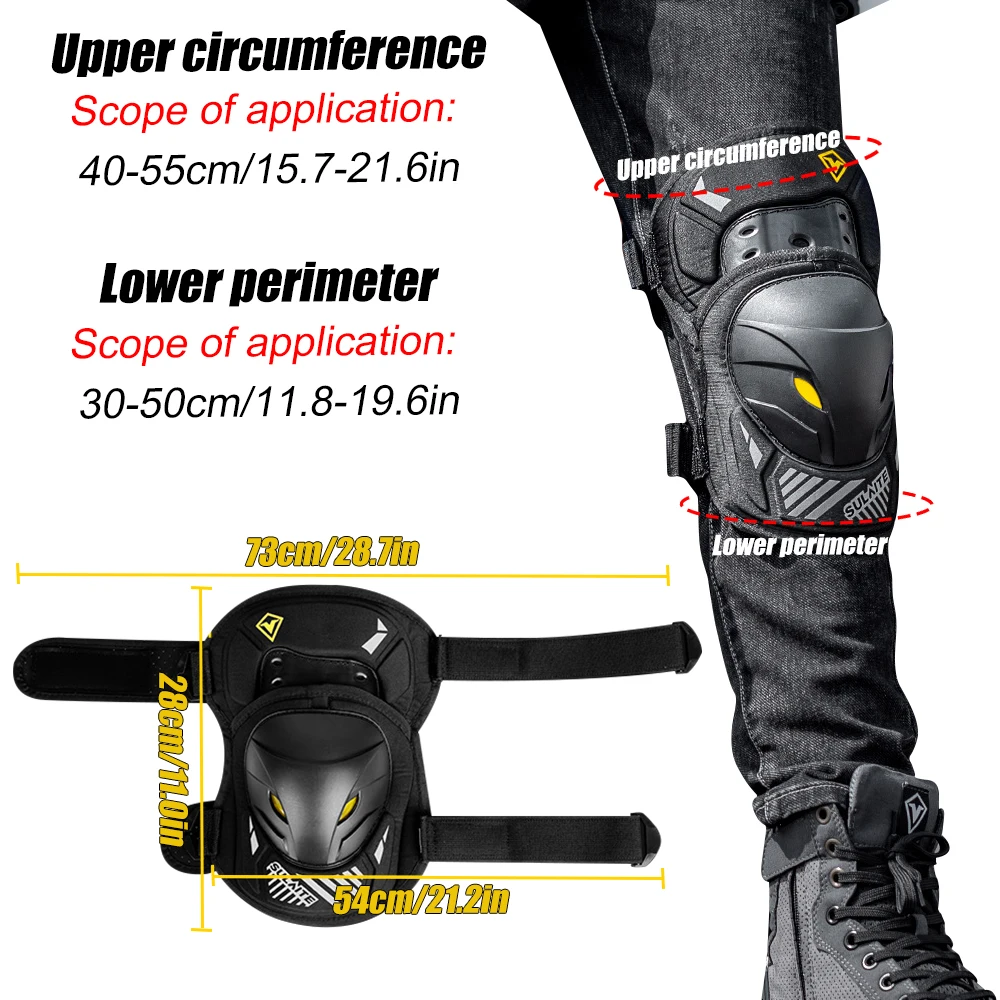 GOMOREON 1 Para Motocyklowe El – Mountain Biking Knee Pads recenzja i cena