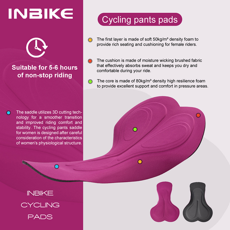 Spodenki rowerowe damskie INBI – Mountain Biking Shorts Women recenzja i cena