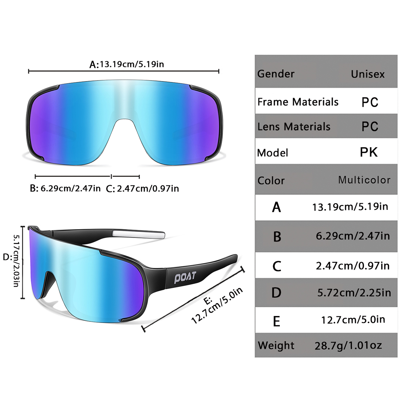 Okulary rowerowe POAT UV400 mę – Mountain Biking Goggles recenzja i cena