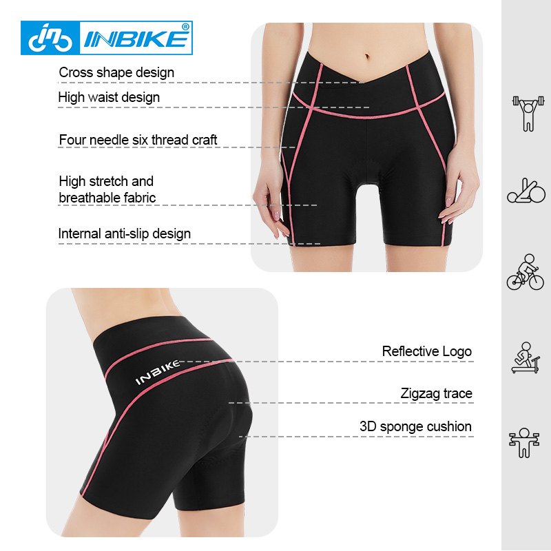 INBIKE Damskie spodenki rowero – Mountain Biking Shorts Women recenzja i cena