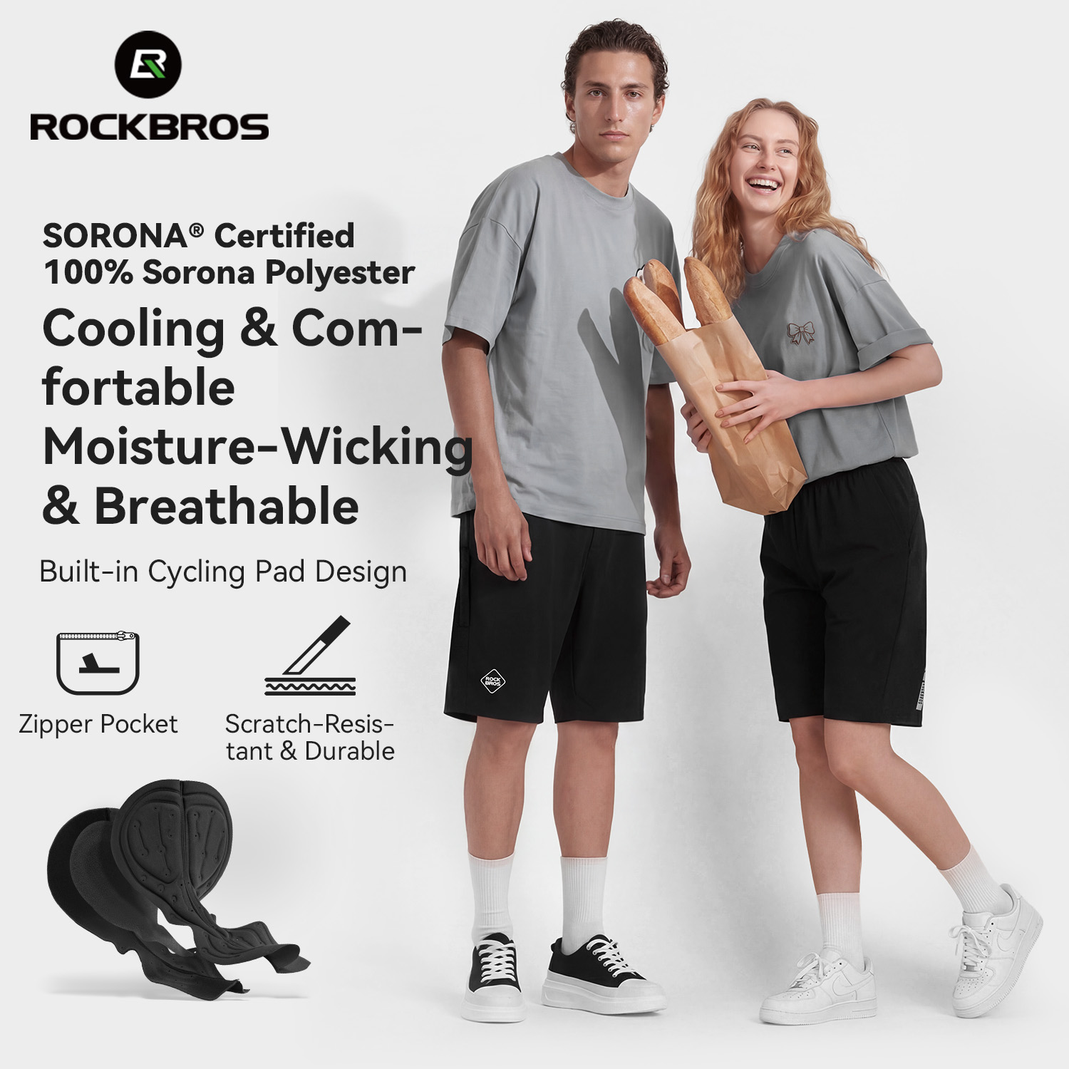 Spodenki rowerowe ROCKBROS męs – Mountain Biking Shorts Women recenzja i cena