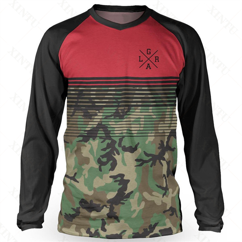 Luźna koszulka męska DH Motocr – Mountain Biking Long Sleeve Shirt recenzja i cena