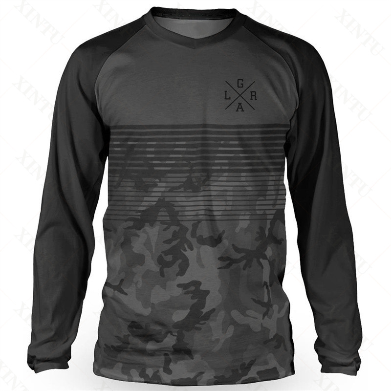 Luźna koszulka męska DH Motocr – Mountain Biking Long Sleeve Shirt recenzja i cena