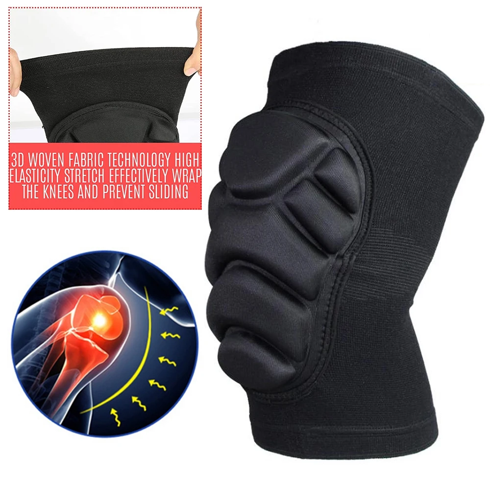 1 para gruba gąbka nakolanniki – Mountain Biking Knee Pads recenzja i cena