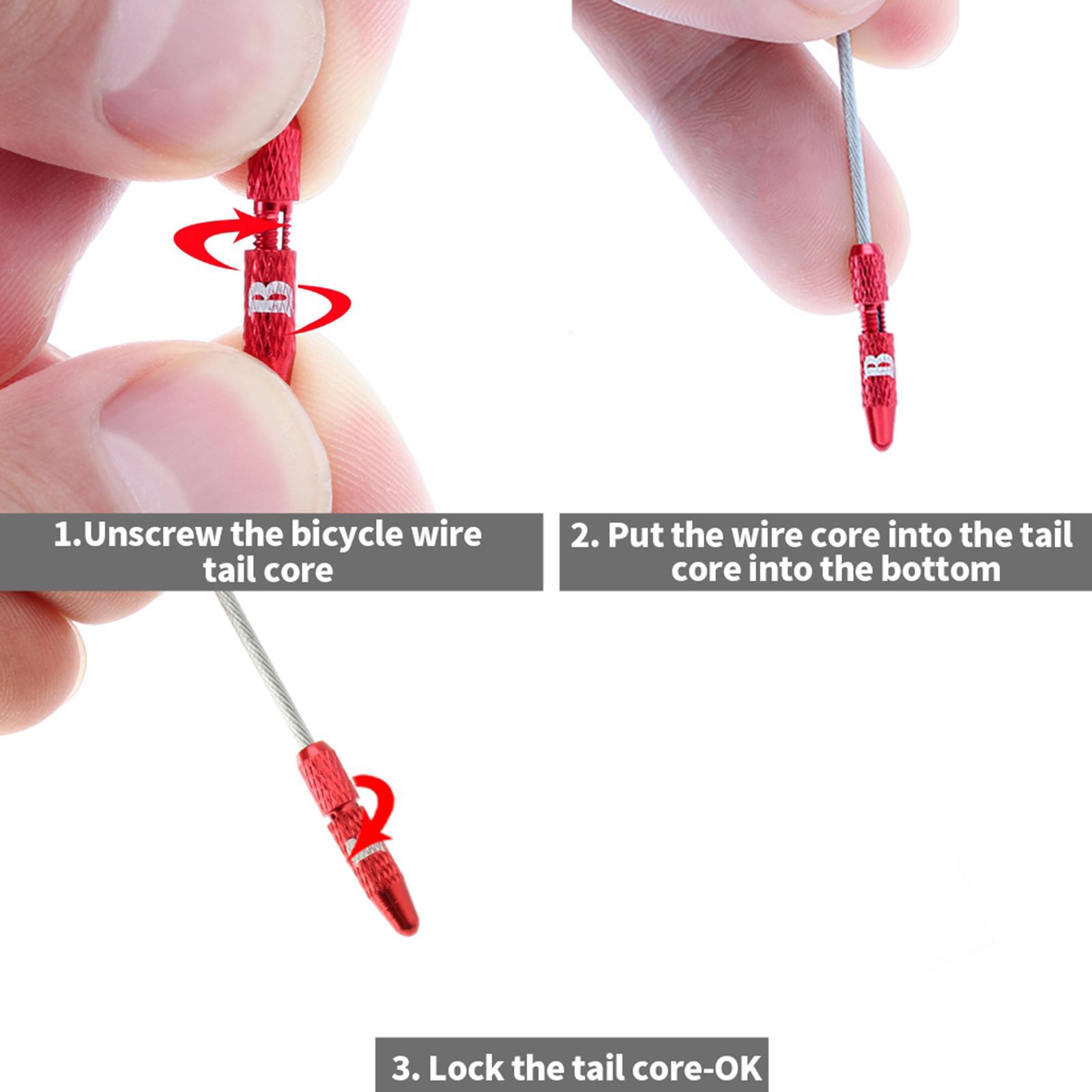 6x Końcówki linek rowerowych,  – Mountain Biking Tips recenzja i cena